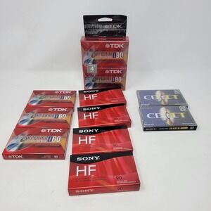 Lot Of‎ Blank Cassettes Sony HF 90, TDK Superior D90, Sony CD IT 90